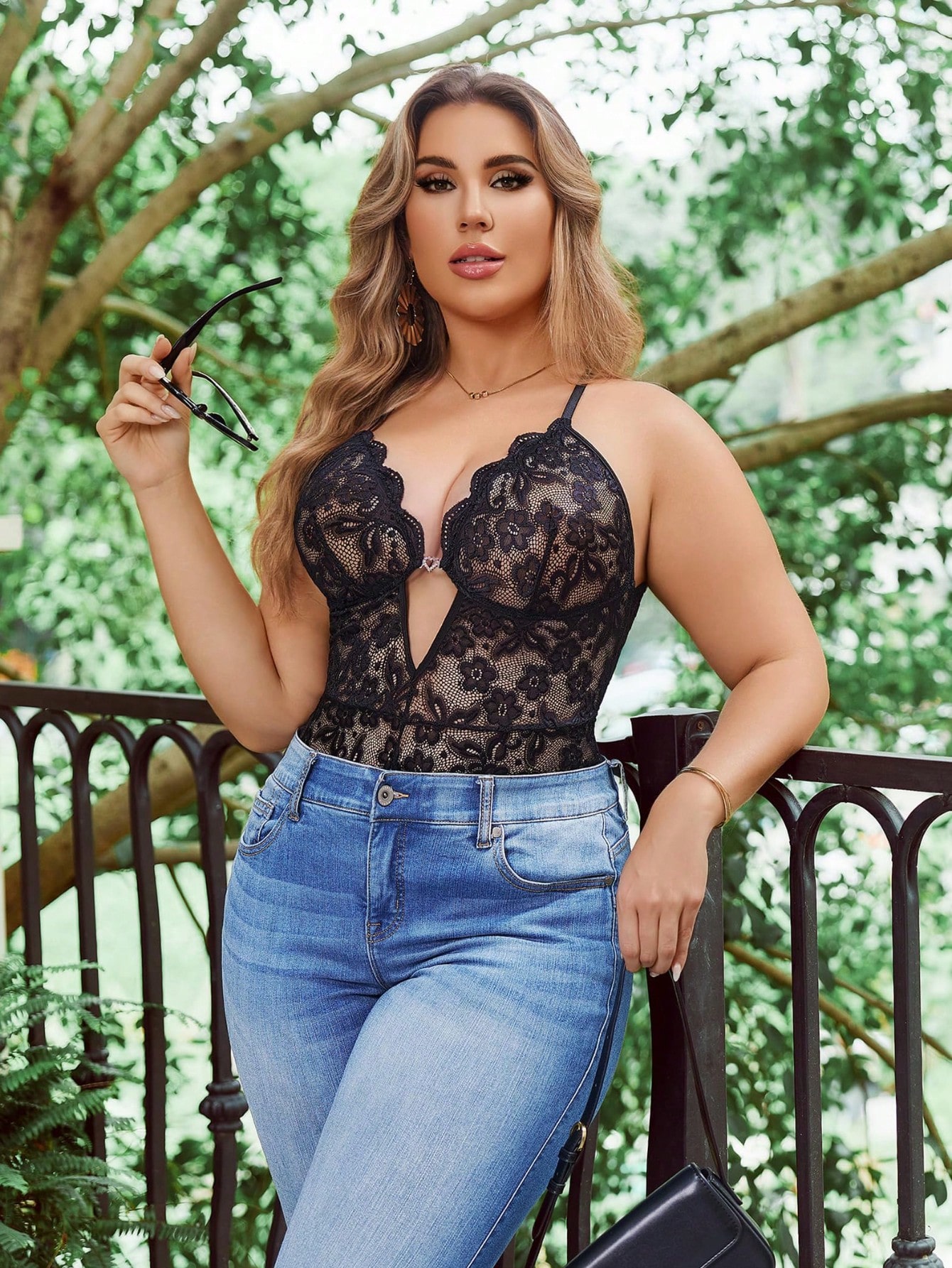 Lace Floral Lingerie